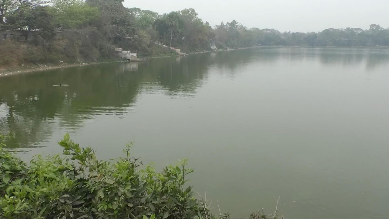 Dighi adjacent to Kusumba Mosque, Naogaon