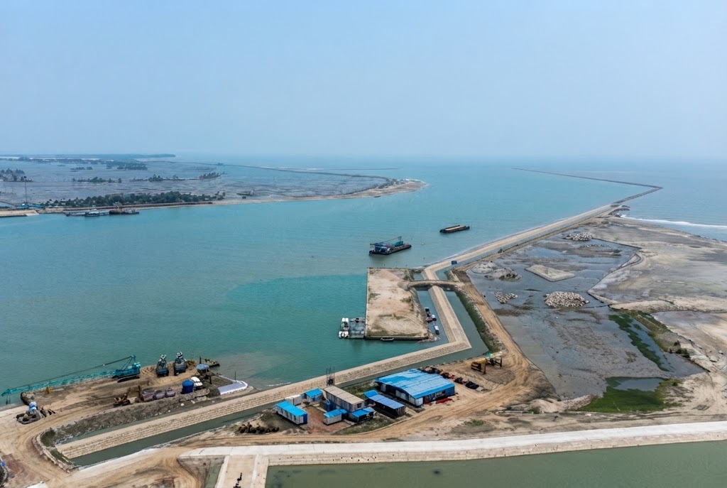 The Channel of the Matarbari Deep Sea Port