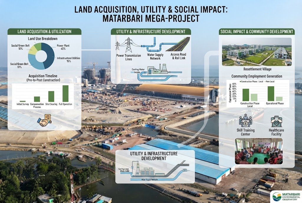 Land Acquisition, Utility & Social Impact of Matarbari