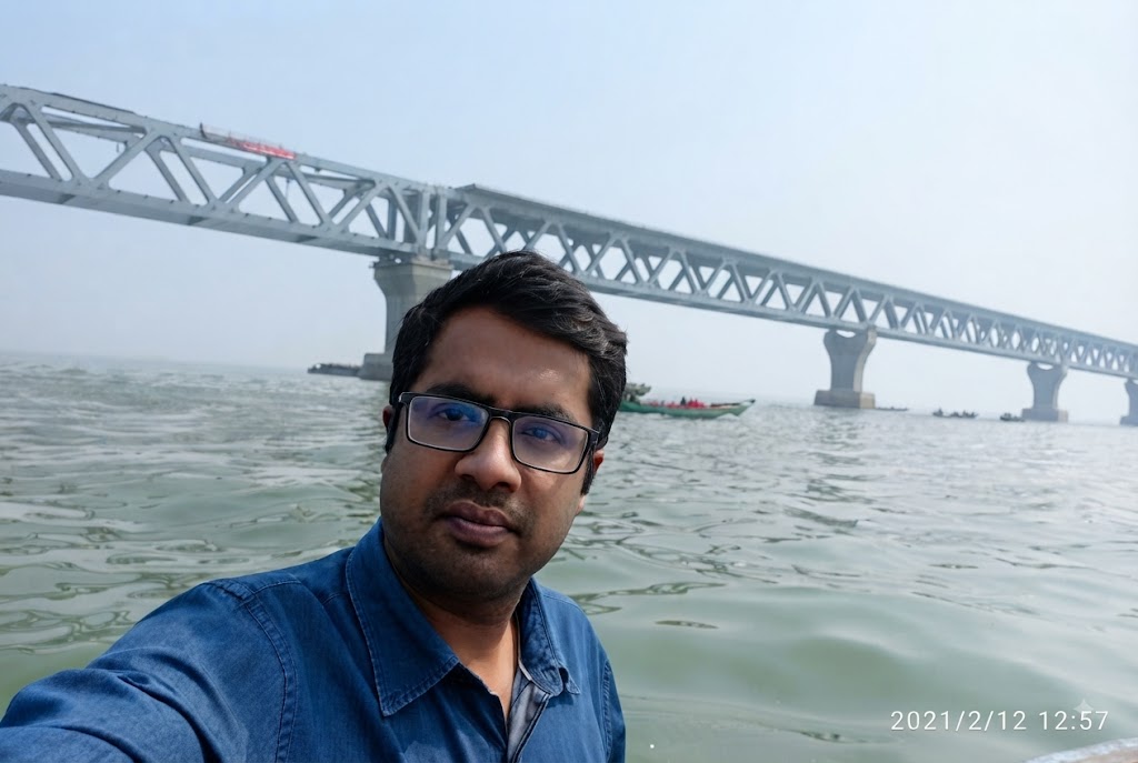 Memories of traveling at the Padma Bridge premises