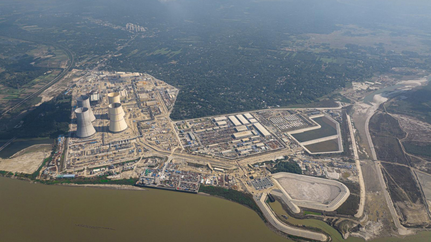 Observing the massive industrial layout of the plant site