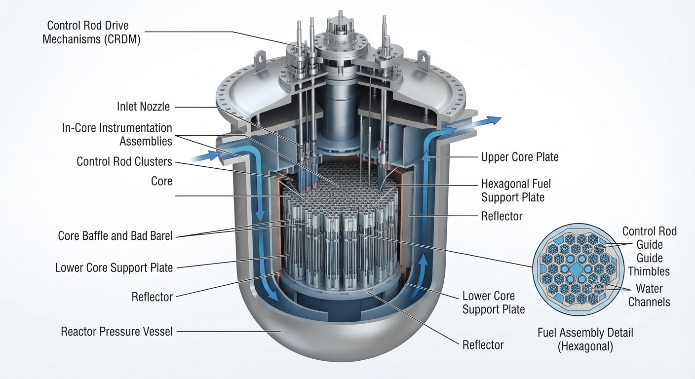 VVER-1200 reactor core model