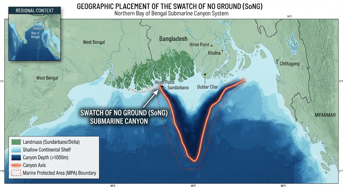 Swatch of No Ground, Bay of Bengal