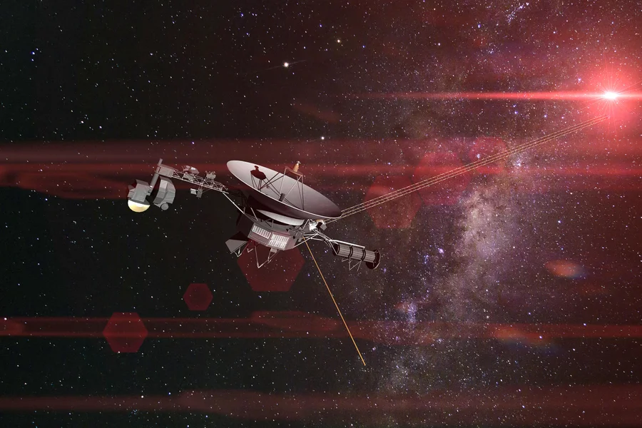 Interstellar Journey of Voyager 1